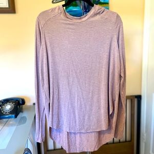 ❤️NWT Melrose & Market Blouse burgundy stem stripe long sleeve RK355828MI